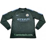 Camisolas de Futebol Manchester City Equipamento 3ª 2017/18 Manga Comprida Camisolas de Futebol Manchester City Equipamento 3ª 2017/18 Manga Comprida